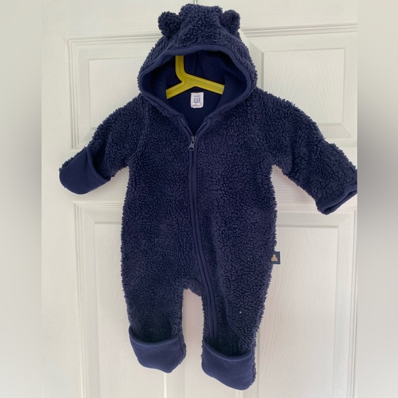 GAP Other - Baby Gap Fleece Sherpa Bunting, Navy